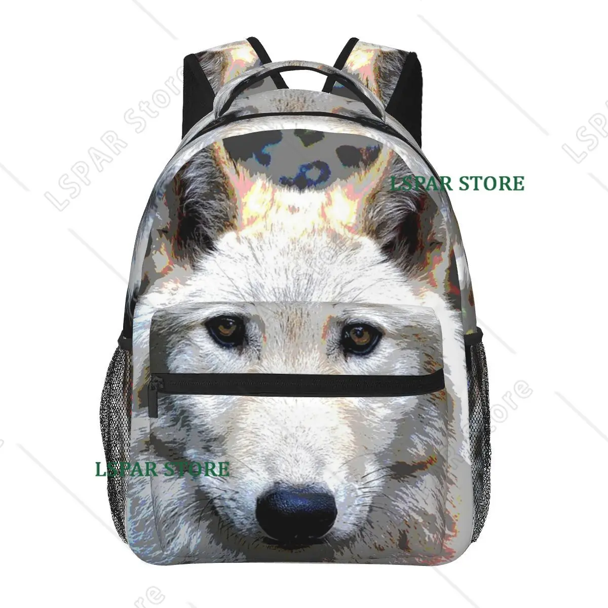 White Wolf Oil Painting Print Student Backpack School Bag Hiking Travel Daypack for Boys Girls Fashion Bookbag Shoulder Bags
White Wolf Oil Painting Print Student Backpack School Bag Hiking Travel Daypack for Boys Girls Fashion Bookbag Shoulder Bags