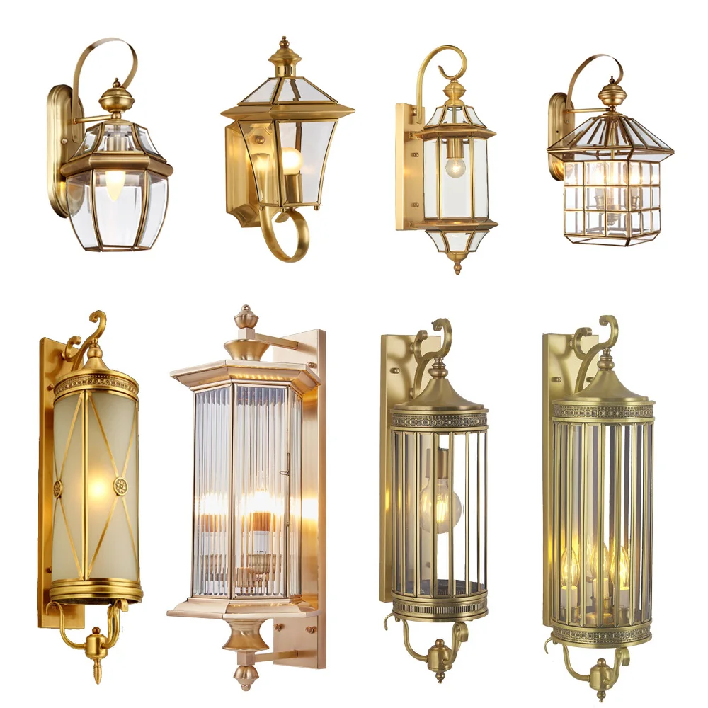 Modern Luxury Creative Simple Design Customizable Copper Gold Shade Sconce Outdoor Wall Lamp Garden
Modern Luxury Creative Simple Design Customizable Copper Gold Shade Sconce Outdoor Wall Lamp Garden