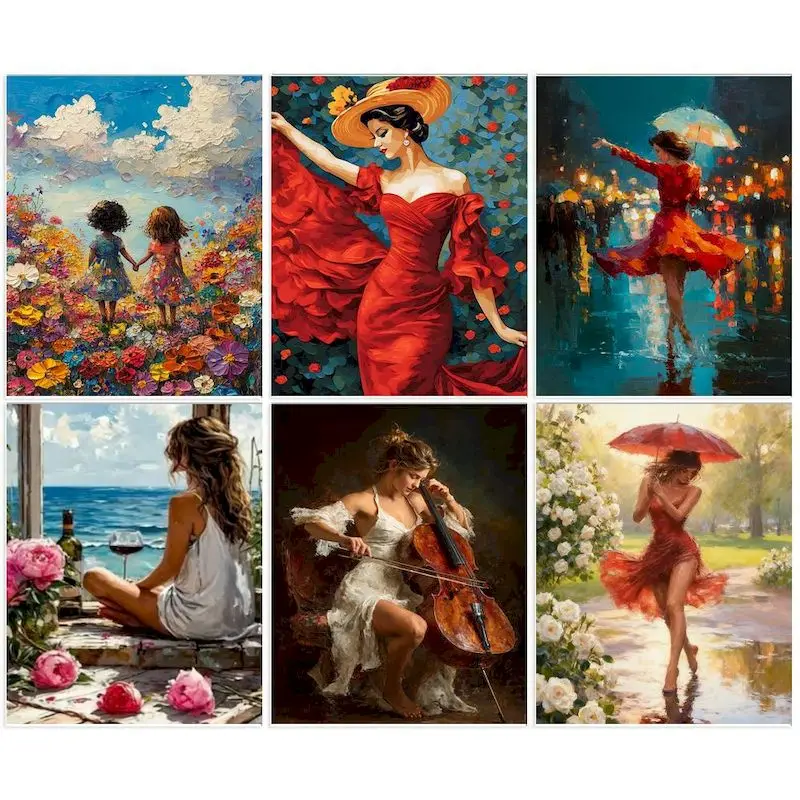 GATYZTORY Figure Piture Diy Painting By Numbers Kits Acrylic Paint Drawing Coloring By Numbers For Adults Diy Gift Home Decor
GATYZTORY Figure Piture Diy Painting By Numbers Kits Acrylic Paint Drawing Coloring By Numbers For Adults Diy Gift Home Decor