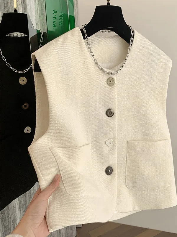 High-End Cotton Linen Suit Vest Women's Faionable Old Money Sle Autumn Winter 2025 New Small ular Trendy Vest Top...
High-End Cotton Linen Suit Vest Women's Faionable Old Money Sle Autumn Winter 2025 New Small ular Trendy Vest Top...