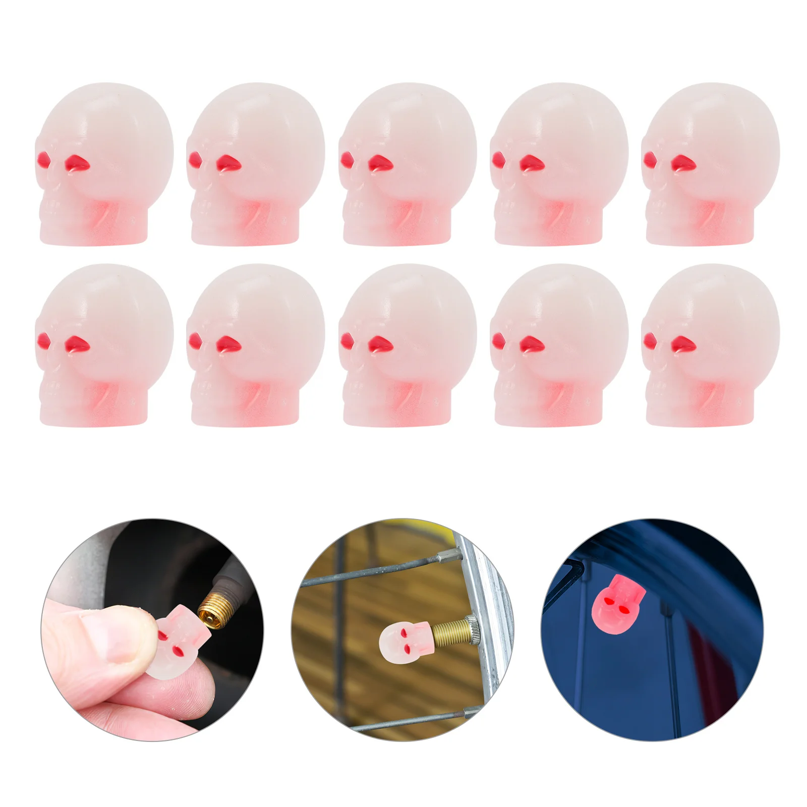 40Pcs Fluorescent Tire Valve Stem Caps Skull Shaped Dustproof Covers for Suv Trucks Motorcycles Glow in The Dark Accessories
40Pcs Fluorescent Tire Valve Stem Caps Skull Shaped Dustproof Covers for Suv Trucks Motorcycles Glow in The Dark Accessories