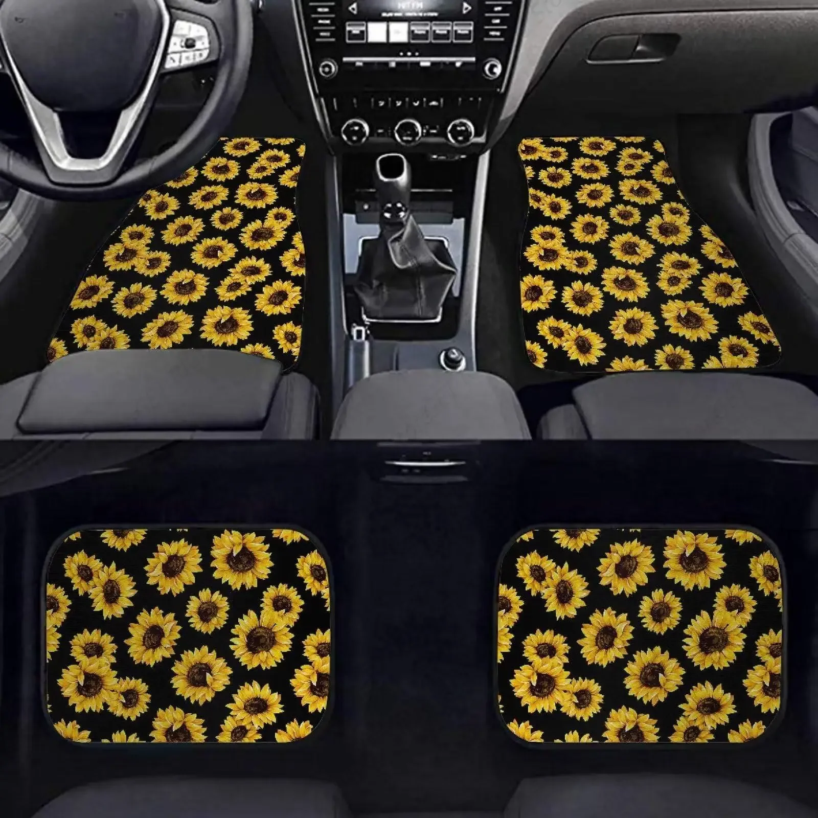 Juego Alfombrillas Para Coche, Color Negro Girasol, 4 Uds., Alfombrillas Para El Suelo L Vehículo, Alfombrillas Lanteras Y Tras
Juego Alfombrillas Para Coche, Color Negro Girasol, 4 Uds., Alfombrillas Para El Suelo L Vehículo, Alfombrillas Lanteras Y Tras