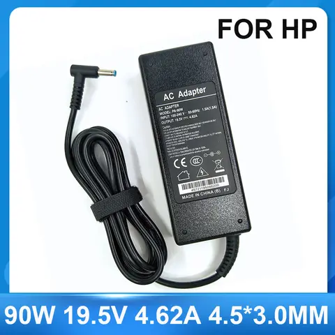 19.5V HP 90W 4.5*3.0mm AC Laptop şarj güç adaptörü için HP Pavilion 14 15 PPP012C-S 710413-001 Envy 17 000 000 Envy 29tx
