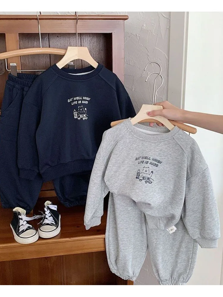 Children's Casual Hoodie Two-piece Set For Spring And Autumn Boys And Girls Baby Girl Clothes Sets For Children Baby Outfit Set
Children's Casual Hoodie Two-piece Set For Spring And Autumn Boys And Girls Baby Girl Clothes Sets For Children Baby Outfit Set