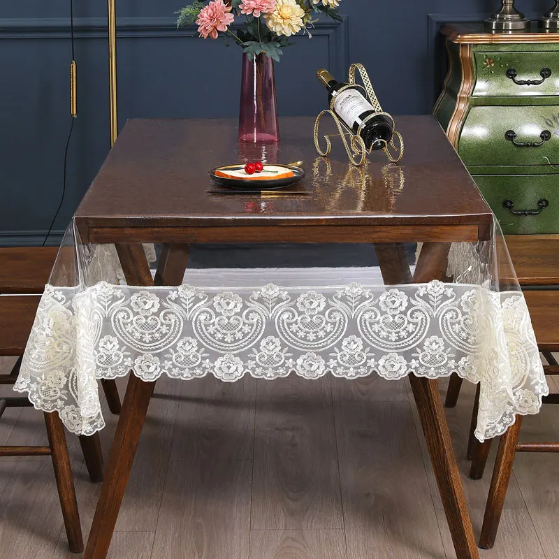 PVC Waterproof Table Cloth, Transparent, Rectangular, Round, Dining, Lace, Oilproof, Kitchen Table Cover, Party Decor
PVC Waterproof Table Cloth, Transparent, Rectangular, Round, Dining, Lace, Oilproof, Kitchen Table Cover, Party Decor