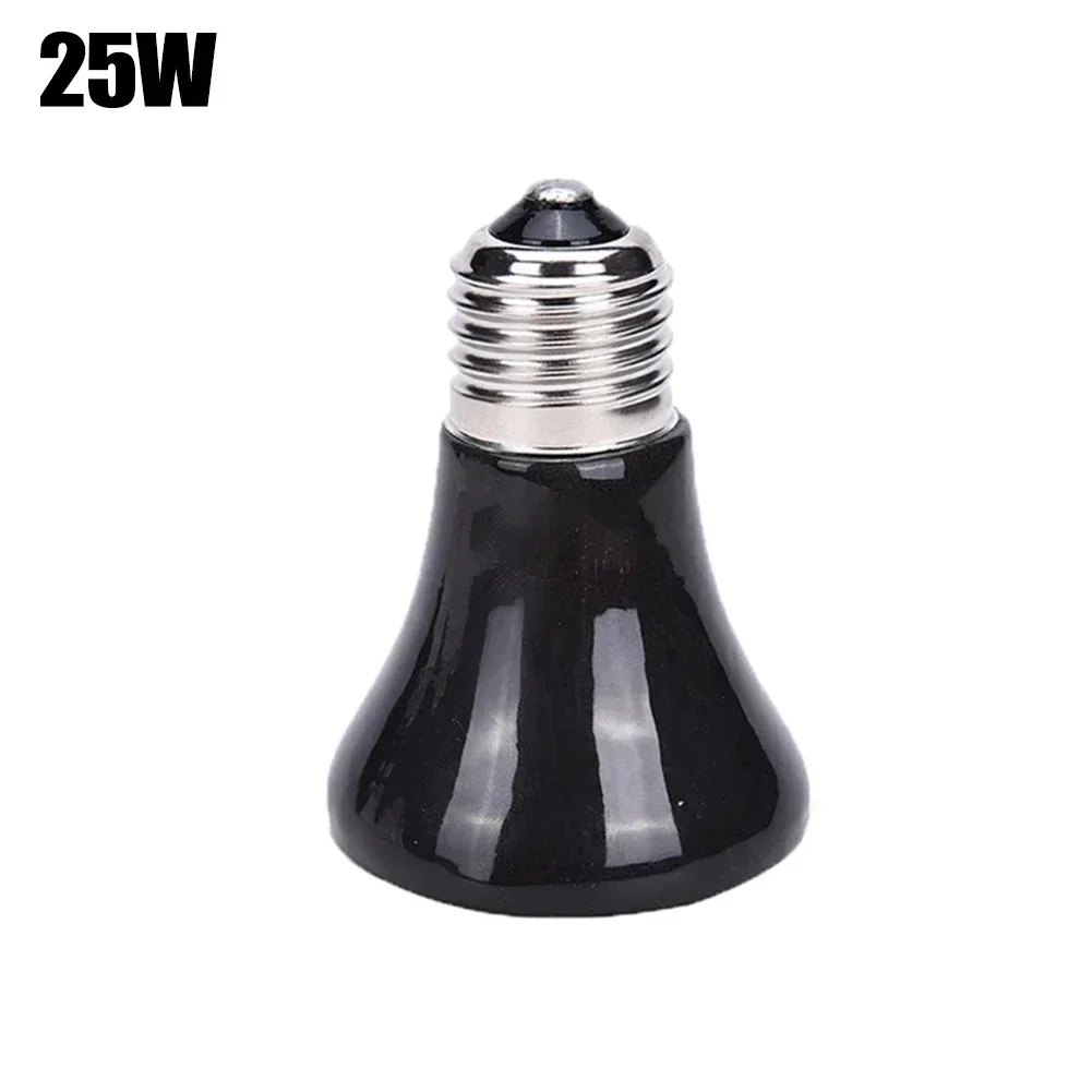 New Olerates High Temperatures From Reptile Heat Or Light Bulbs Heat Emitter Bulb Infrared No Light Emitted 25W/50W/75W Black
New Olerates High Temperatures From Reptile Heat Or Light Bulbs Heat Emitter Bulb Infrared No Light Emitted 25W/50W/75W Black