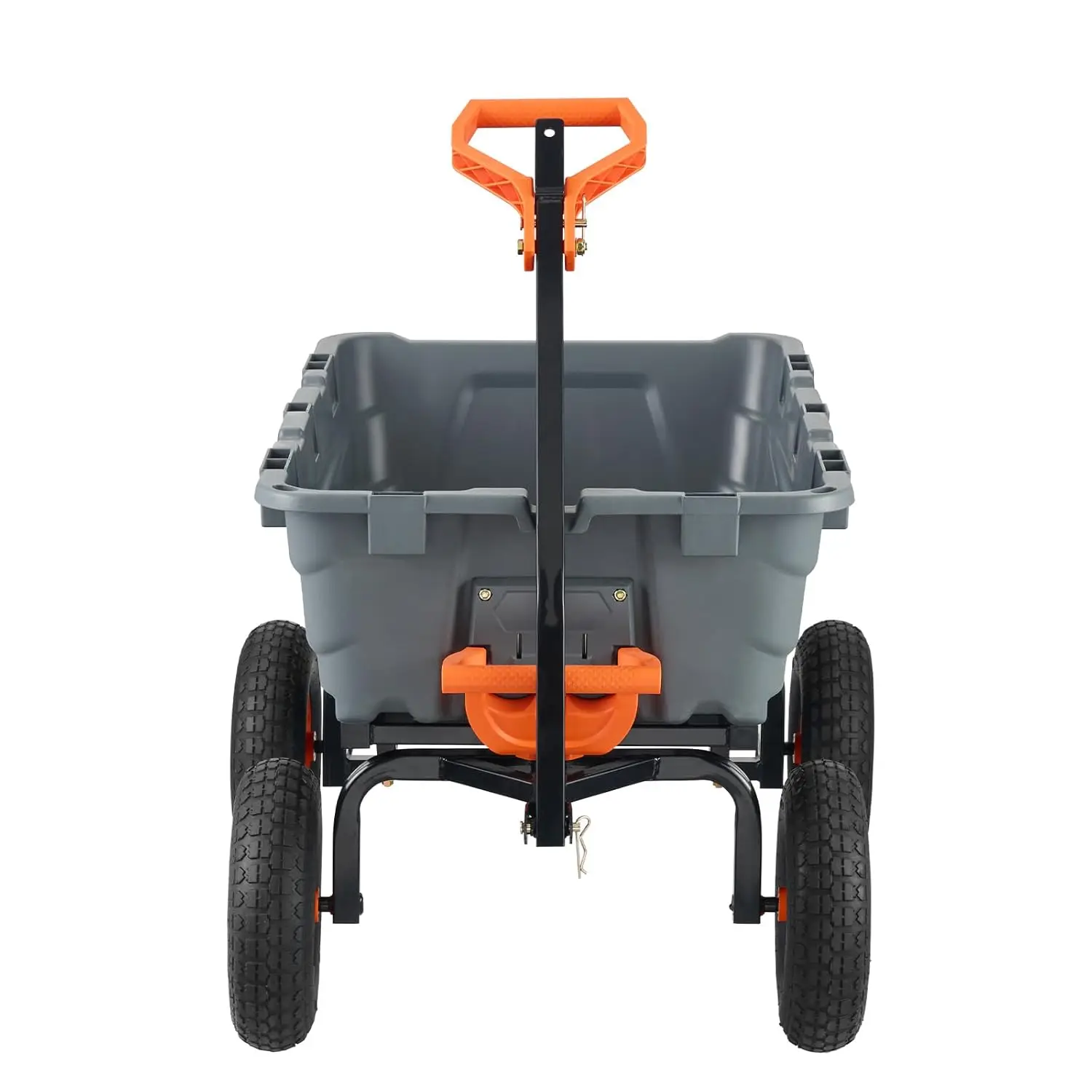 6.48 cu.ft Garden Cart, Durable Poly Dump Wagon with Steel Frame, 1200 lbs Load Capacity, Versatile Utility Barrow, Customized
6.48 cu.ft Garden Cart, Durable Poly Dump Wagon with Steel Frame, 1200 lbs Load Capacity, Versatile Utility Barrow, Customized