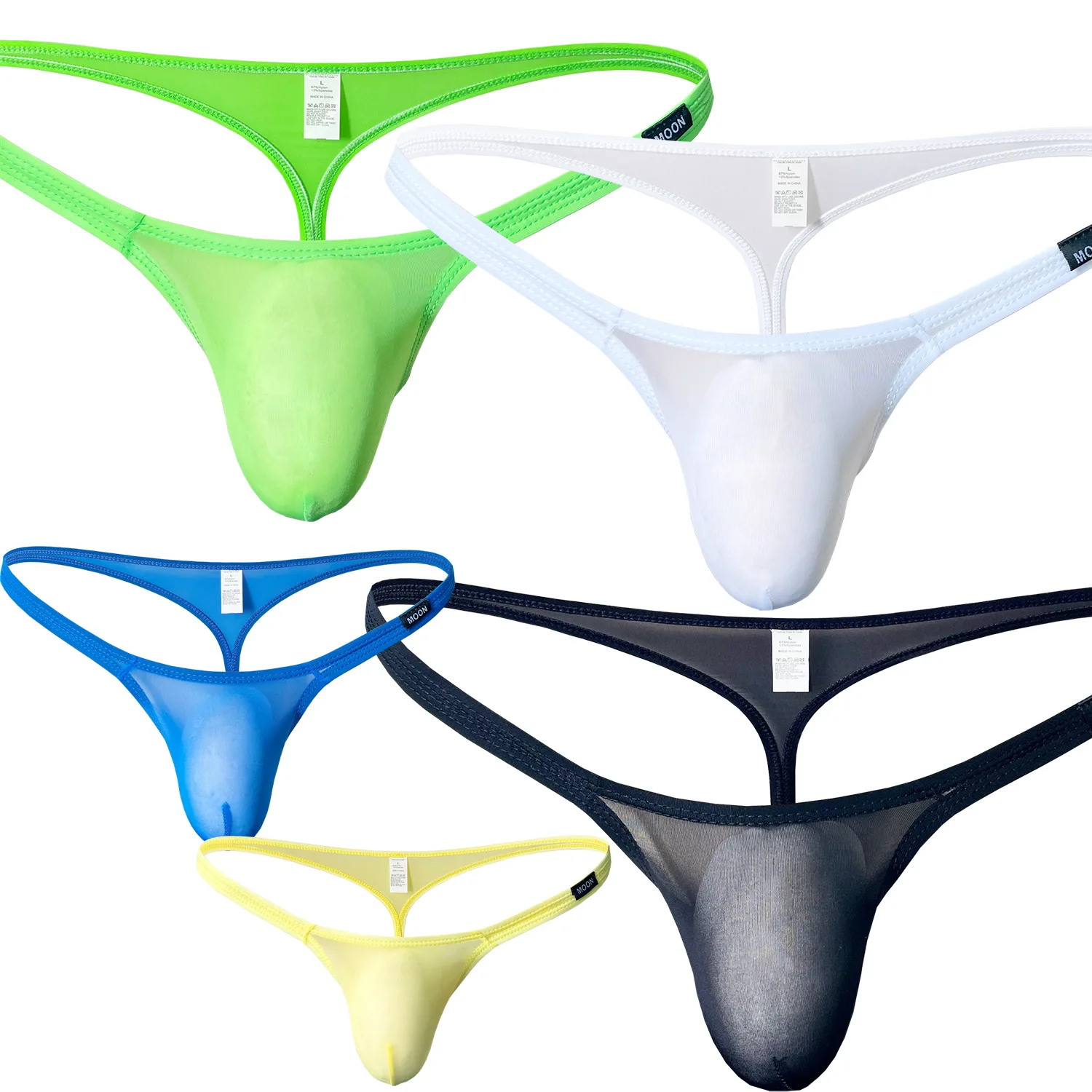 Men Ice Silk Wide Thong Low Waist Solid Color Bulge Pouch Sexy T-Back Underwear 0512
Men Ice Silk Wide Thong Low Waist Solid Color Bulge Pouch Sexy T-Back Underwear 0512