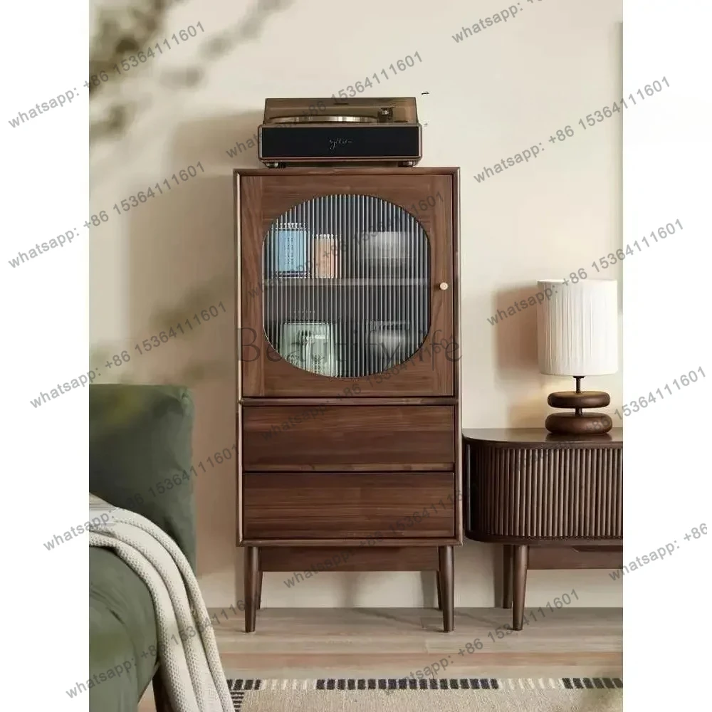 LXSimple solid wood wine cabinet, living room storage locker, Nordic TV side cabinet, sofa, black walnut corner cabinetSSS
LXSimple solid wood wine cabinet, living room storage locker, Nordic TV side cabinet, sofa, black walnut corner cabinetSSS