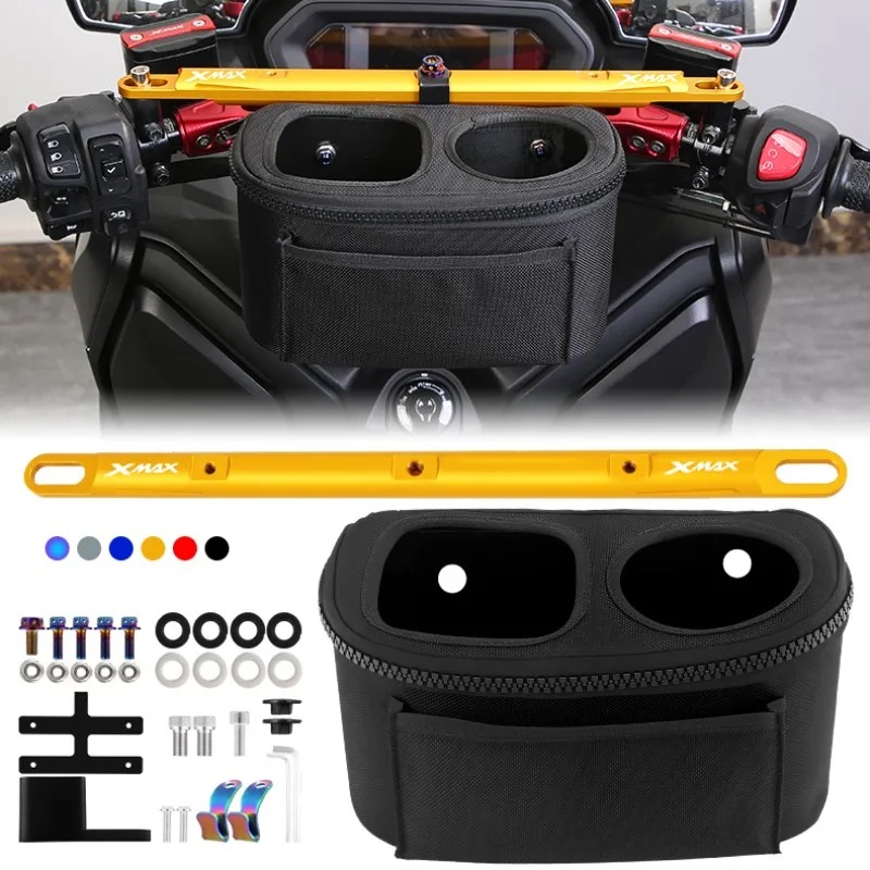 Motorcycle Cross Bar Water Cup Holder Utility Pouch - Compatible with Yamaha XMAX300 2023 2024 Upgraded
Motorcycle Cross Bar Water Cup Holder Utility Pouch - Compatible with Yamaha XMAX300 2023 2024 Upgraded