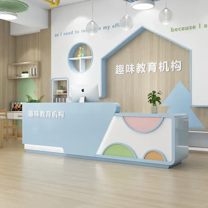 Playground Cashier Art Training Institution Front Desk Kindergarten Swimming Pool Counter
Playground Cashier Art Training Institution Front Desk Kindergarten Swimming Pool Counter