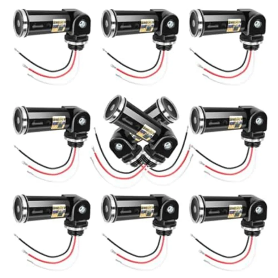 Pack Dusk to Dawn/Day Night Sensor Photoelectric Switch Photo Cell Sensor 1V/V/0V/0V Input UL Listed IP65 Water-Resistant Photo
Pack Dusk to Dawn/Day Night Sensor Photoelectric Switch Photo Cell Sensor 1V/V/0V/0V Input UL Listed IP65 Water-Resistant Photo
