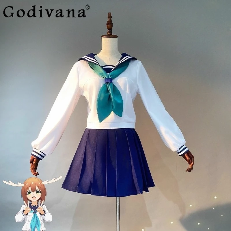 Sailor Uniforms School Skirt Set Women Nokotan Costume Tops Skirt Tie Suits Female Anime My Deer Friend Cosplay Outfits
Sailor Uniforms School Skirt Set Women Nokotan Costume Tops Skirt Tie Suits Female Anime My Deer Friend Cosplay Outfits