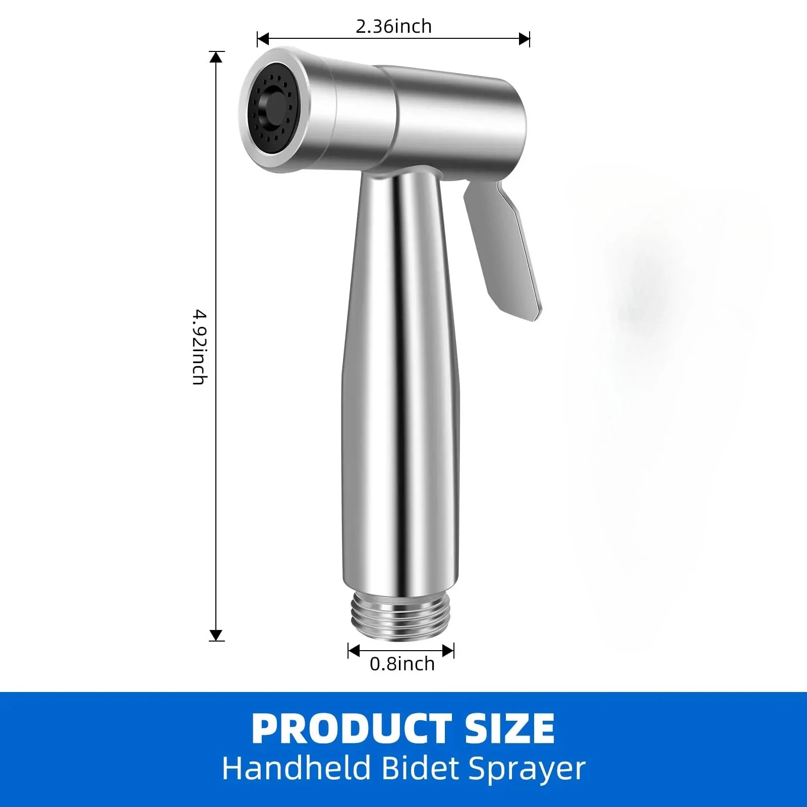 1PC Handheld Pressurized Bidet Sprayer, Portable Bathroom Accessory for Feminine Care & Toilet Cleaning
1PC Handheld Pressurized Bidet Sprayer, Portable Bathroom Accessory for Feminine Care & Toilet Cleaning