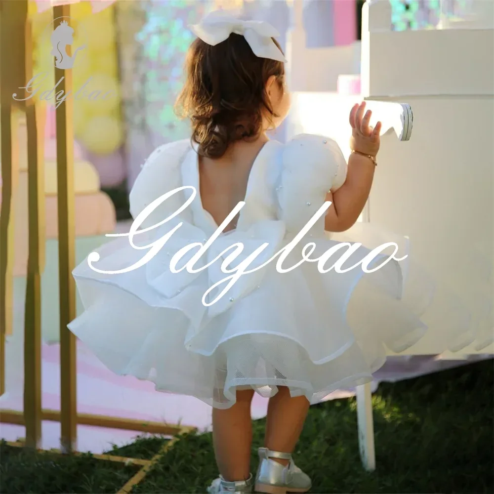 Элегантное короткое пышное длинное платье принцессы с круглым вырезом для свадебной вечеринки, платье с цветочным узором для девочек, длиной до колена, плиссированное платье для первого причастия, новинка 2024 г. 
Элегантное короткое пышное длинное платье принцессы с круглым вырезом для свадебной вечеринки, платье с цветочным узором для девочек, длиной до колена, плиссированное платье для первого причастия, новинка 2024 г.