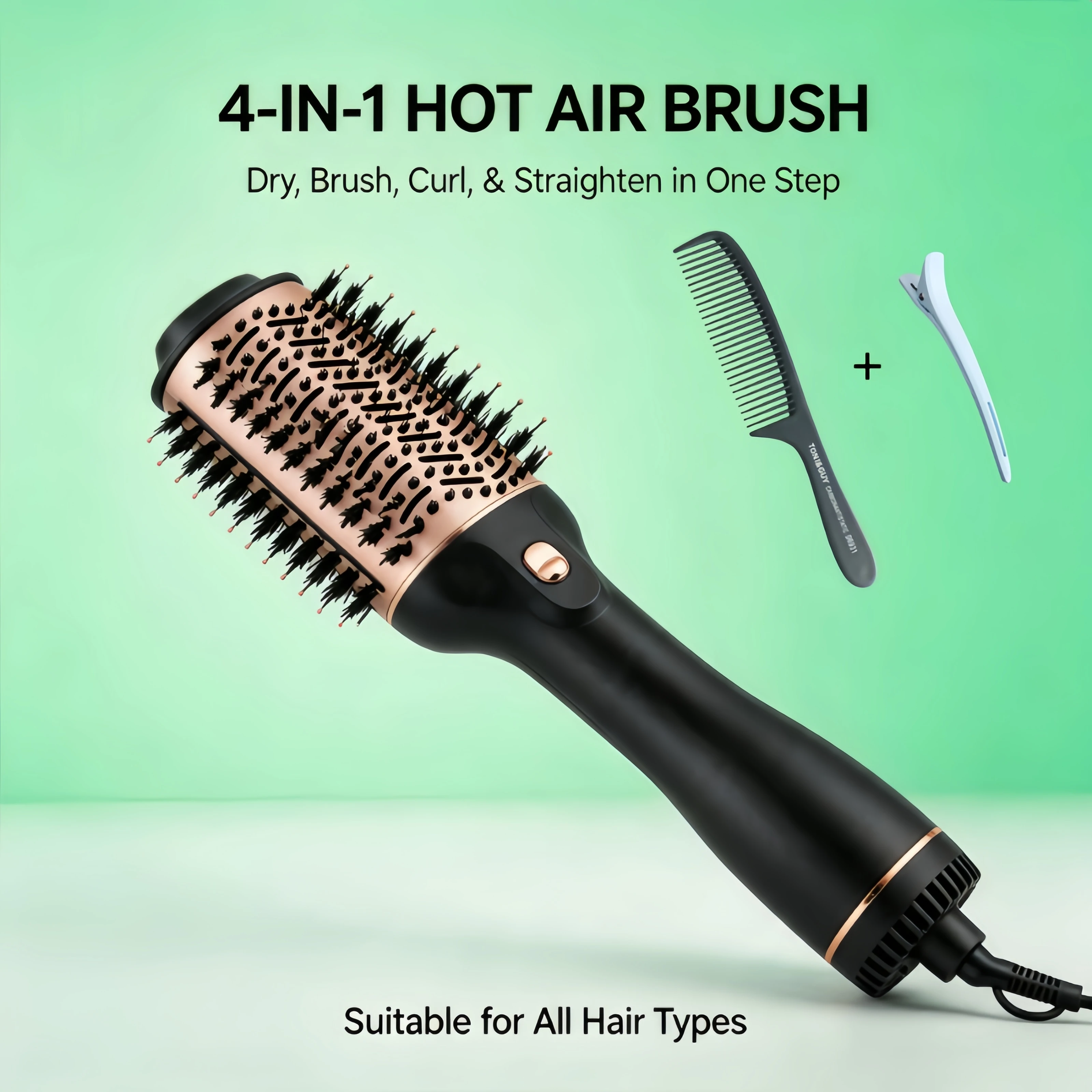 Hair Dryer Brush Blow Dryer Brush in One, 4 in 1 Ionic Hairdryer and Styler Volumizer, Negative Ionic Women Blowout Hot-Air Hair
Hair Dryer Brush Blow Dryer Brush in One, 4 in 1 Ionic Hairdryer and Styler Volumizer, Negative Ionic Women Blowout Hot-Air Hair