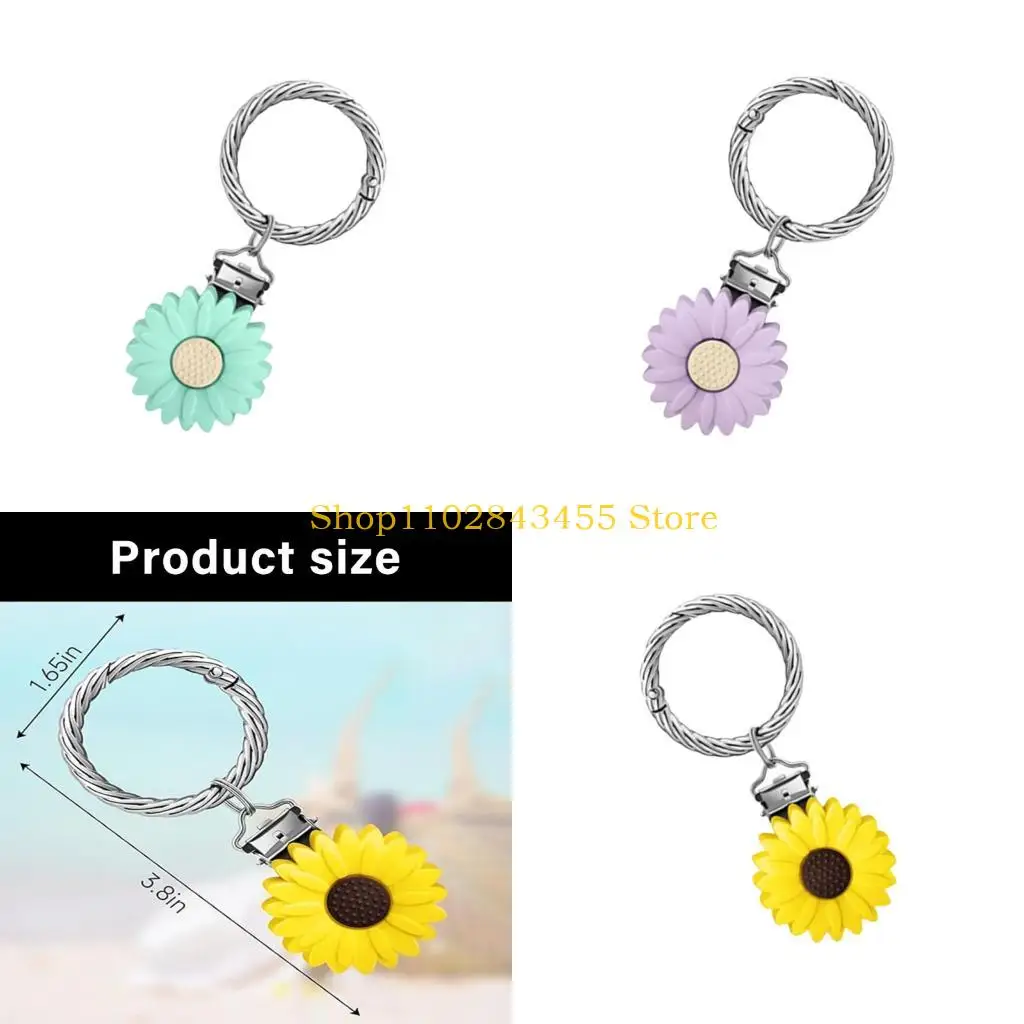 49MC AntiSlip Silicone Pendant Hat Clip with Flower Design Travel Essential Bag Charm Hat Holder for Various Cap Styles
49MC AntiSlip Silicone Pendant Hat Clip with Flower Design Travel Essential Bag Charm Hat Holder for Various Cap Styles