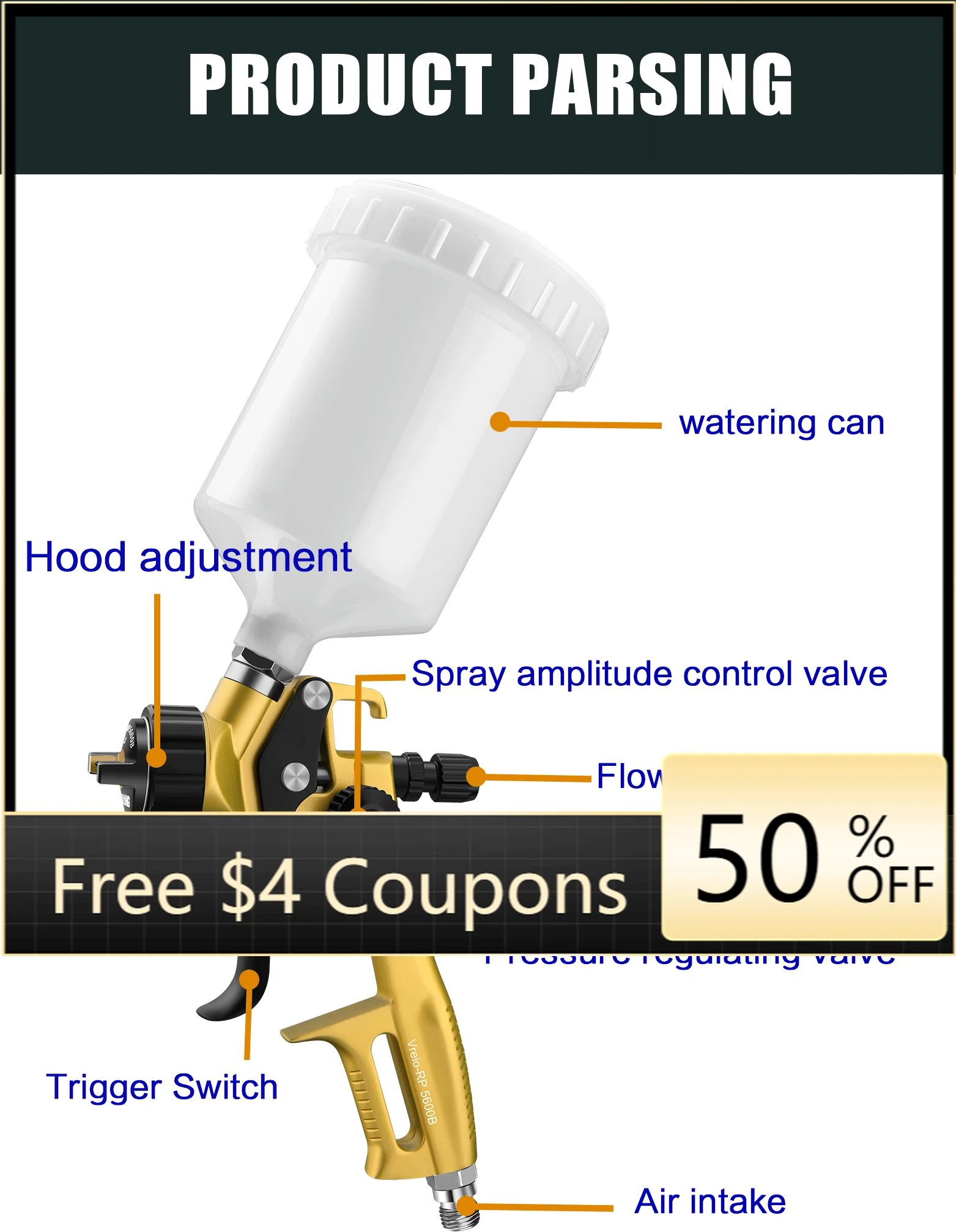 SUTU Spray Guns 1.4/1.8MM Nozzle Paint Spray Gun High Atomization Air Tools Car/Furniture Oil Paint Repair Guns
SUTU Spray Guns 1.4/1.8MM Nozzle Paint Spray Gun High Atomization Air Tools Car/Furniture Oil Paint Repair Guns