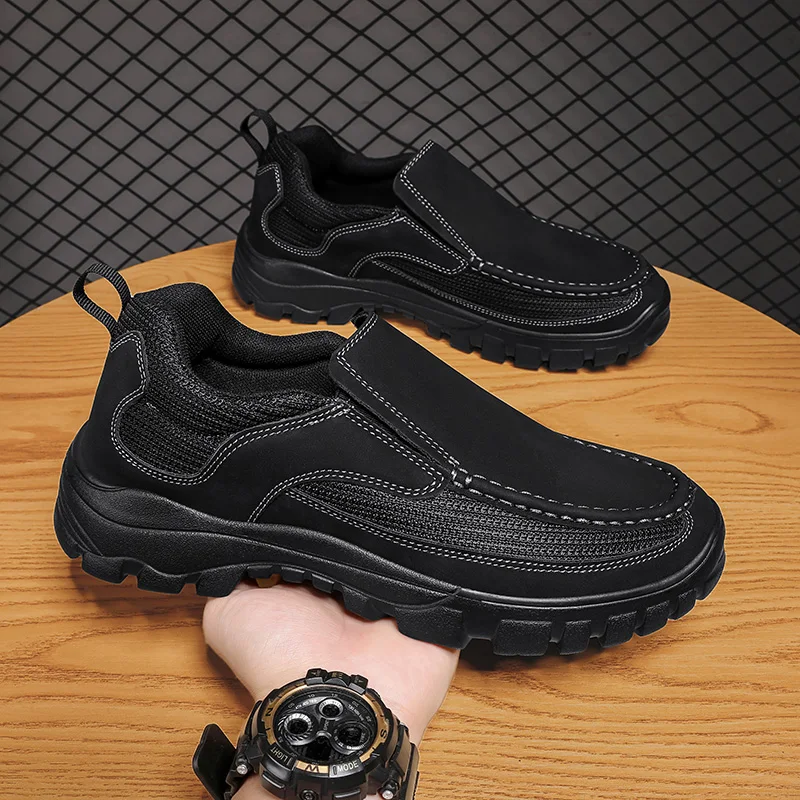 Genuine Leather Men Shoes slip on fashion Luxury Brand Casual Formal Loafers outdoor Moccasins Italian Black Male Driving shoes
Genuine Leather Men Shoes slip on fashion Luxury Brand Casual Formal Loafers outdoor Moccasins Italian Black Male Driving shoes