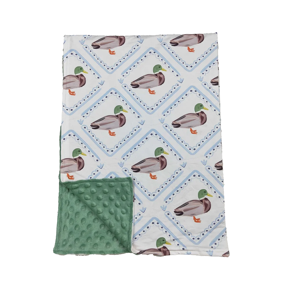 9.23 Baby Blankets Baby Kids Green Ducks Plaid Southern Blankets 29-43 inches 
9.23 Baby Blankets Baby Kids Green Ducks Plaid Southern Blankets 29-43 inches