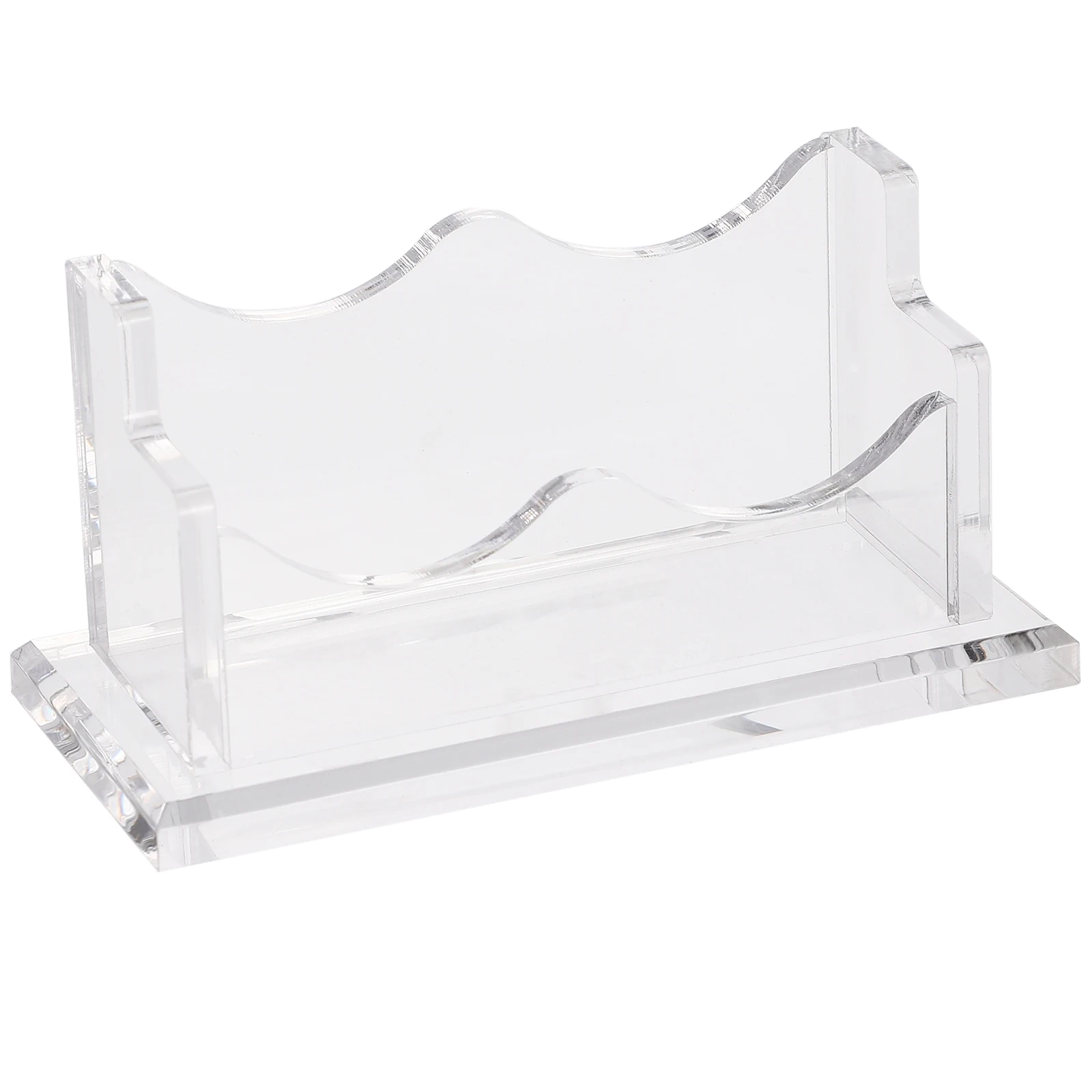 Premium Acrylic Business Holder 50-60 Cards Desktop Card Stand For Office Transparent Card Display Holder Office Supply 
Premium Acrylic Business Holder 50-60 Cards Desktop Card Stand For Office Transparent Card Display Holder Office Supply