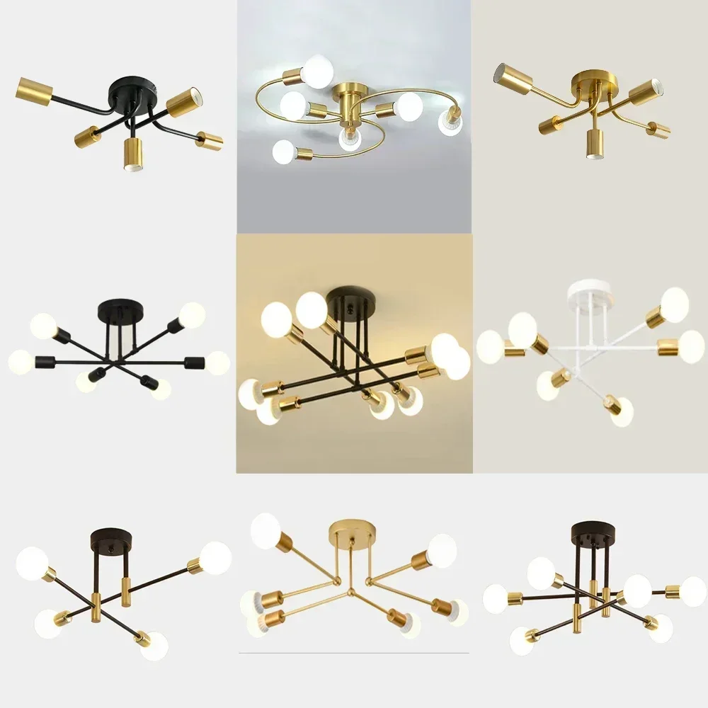 Modern Nordic Pendant Lamp Ceiling Light Chandeliers Gold Black LED Milk Edison bulb Indoor Lighting Minimalist Home Decor
Modern Nordic Pendant Lamp Ceiling Light Chandeliers Gold Black LED Milk Edison bulb Indoor Lighting Minimalist Home Decor