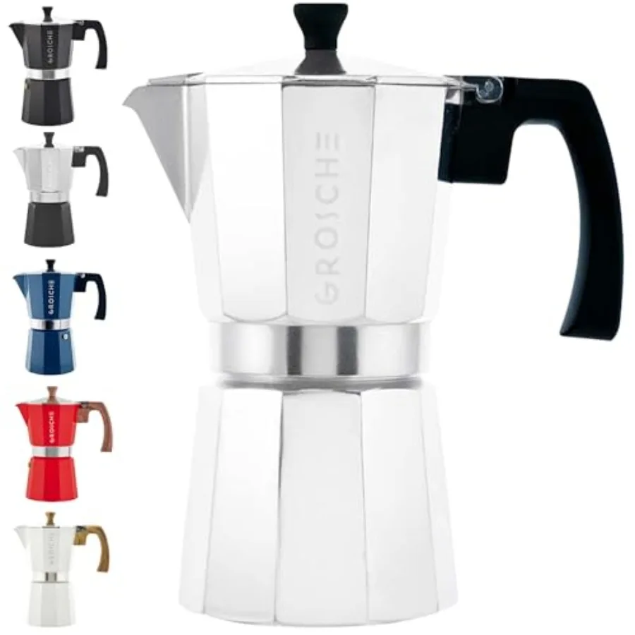 Milano Moka Pot 9 Espresso Cup - 15.2 oz Stovetop Espresso Percolator and Coffee Maker Portable Ideal for Home and Camping
Milano Moka Pot 9 Espresso Cup - 15.2 oz Stovetop Espresso Percolator and Coffee Maker Portable Ideal for Home and Camping