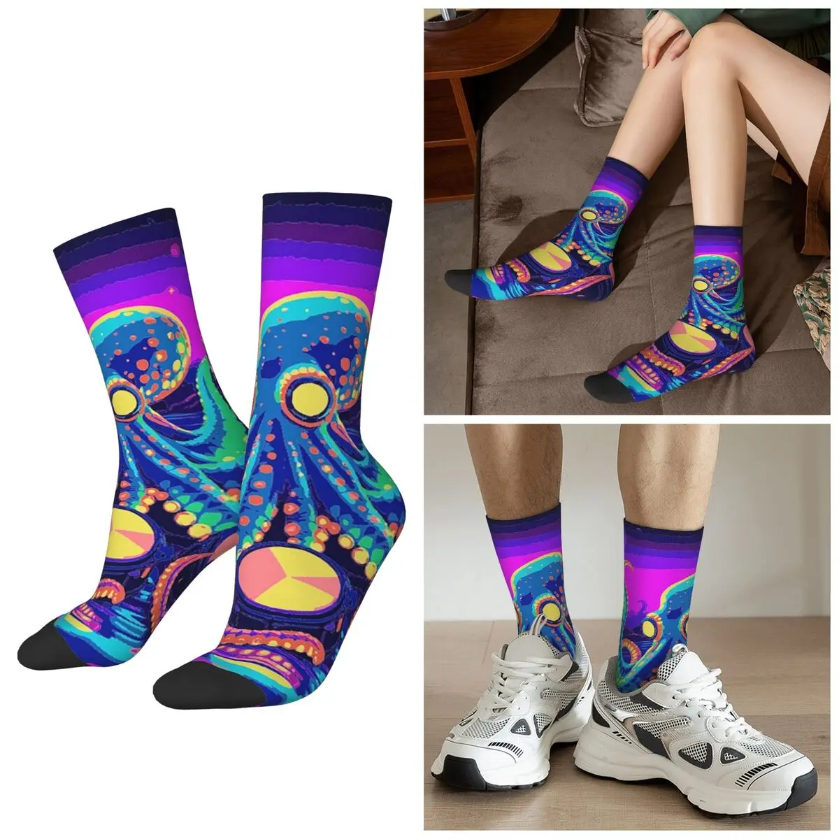 Всесезонные носки с изображением осьминога в стиле ретро-аниме, спортивные носки средней длины в стиле Харадзюку, чулки для мужчин и женщин, подарки на День святого Валентина
Всесезонные носки с изображением осьминога в стиле ретро-аниме, спортивные носки средней длины в стиле Харадзюку, чулки для мужчин и женщин, подарки на День святого Валентина