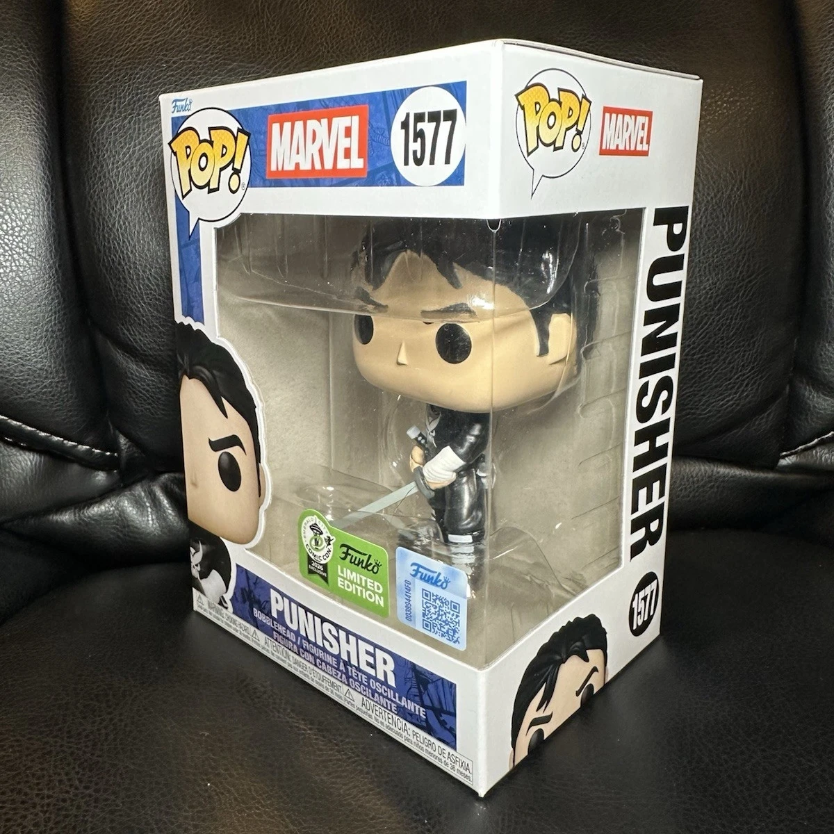 Фигурка Funko Pop Marvel Punisher с мечом # 1577 2026 Spring Convention или Emerald City Comic Con: Официальная лицензированная игрушка-стикер
Фигурка Funko Pop Marvel Punisher с мечом # 1577 2026 Spring Convention или Emerald City Comic Con: Официальная лицензированная игрушка-стикер