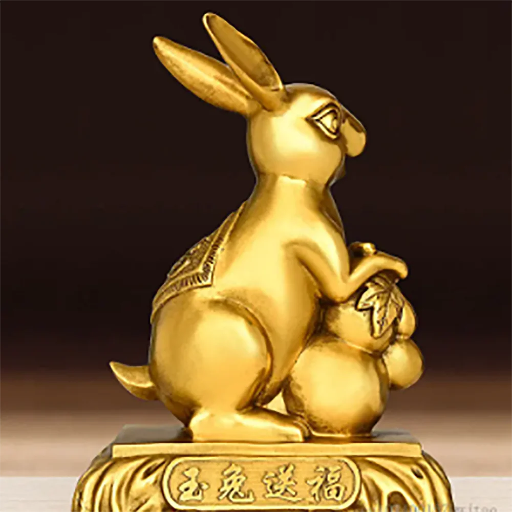 Pure Copper Rabbit Sculpture for Home Decor, Small Rabbit Sculpture, Buddha Hall, worship porch, Handicraft Crafts
Pure Copper Rabbit Sculpture for Home Decor, Small Rabbit Sculpture, Buddha Hall, worship porch, Handicraft Crafts