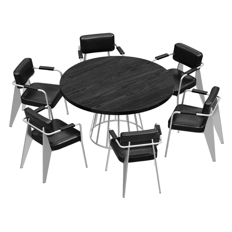 Industrial style table and chair combination cafe milk tea shop catering box wrought iron Internet celebrity round dining table
Industrial style table and chair combination cafe milk tea shop catering box wrought iron Internet celebrity round dining table