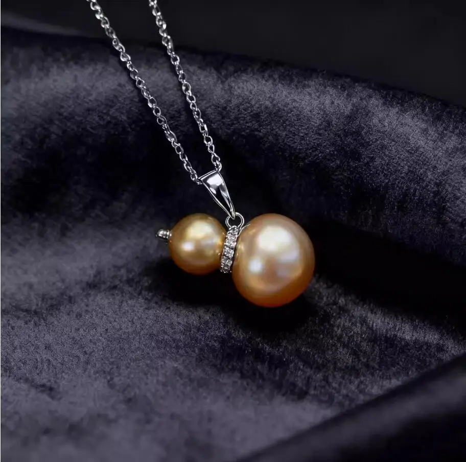 gorgeous new design 7-10mm south sea gold round pearl pendant 925s silver necklace
gorgeous new design 7-10mm south sea gold round pearl pendant 925s silver necklace