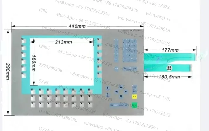 6AV6643-0DD01-1AX1 SIMATIC MP 277 10" KEY Membrane Keyboard Keypad Switch for 6AV6 643-0DD01-1AX1 SIMATIC MP 277 10" KEY Button
6AV6643-0DD01-1AX1 SIMATIC MP 277 10" KEY Membrane Keyboard Keypad Switch for 6AV6 643-0DD01-1AX1 SIMATIC MP 277 10" KEY Button