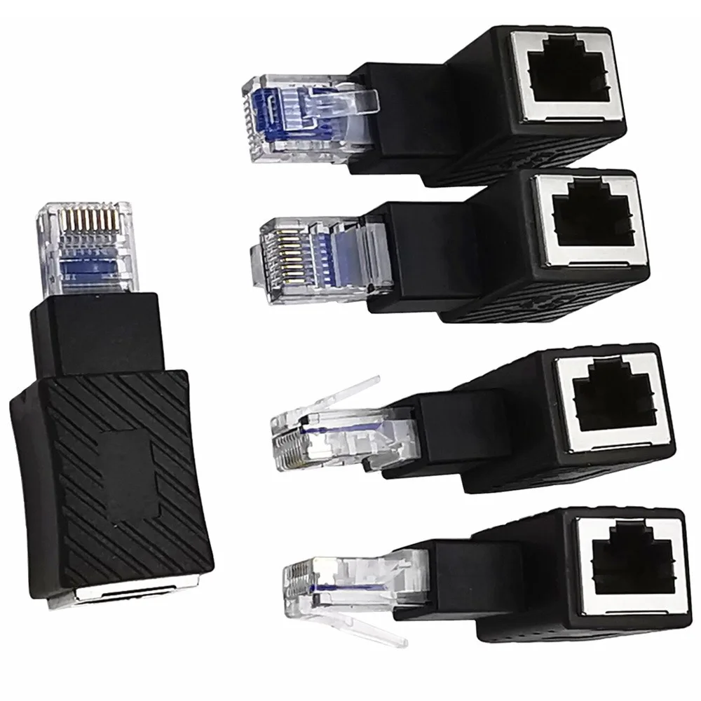 Multi Angled RJ45 Cat5e Male to Female Network Lan Ethernet Cat5 Cat5e Extension Adapter Connector
Multi Angled RJ45 Cat5e Male to Female Network Lan Ethernet Cat5 Cat5e Extension Adapter Connector