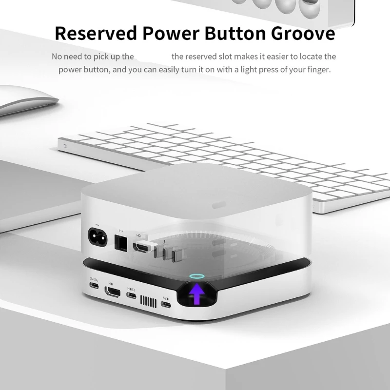 Double Channel Expansion Dock for Mini M4Pro With 4K HDTV Output and Four USB 3.2 Port
Double Channel Expansion Dock for Mini M4Pro With 4K HDTV Output and Four USB 3.2 Port