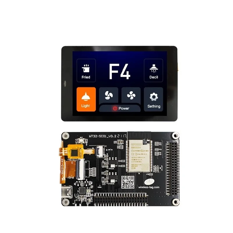 3.5-inch serial screen ESP32-WROVER-B module support WiFi Bluetooth visualization touch screen 480*320 SPI interface
3.5-inch serial screen ESP32-WROVER-B module support WiFi Bluetooth visualization touch screen 480*320 SPI interface