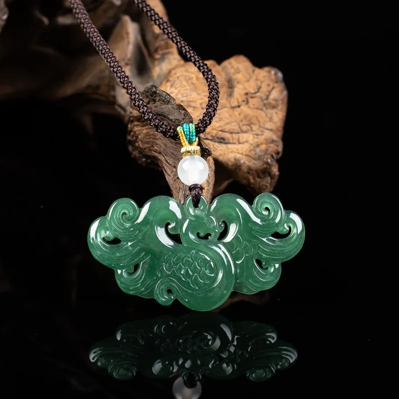 Natural Burmese Emerald Green Phoenix Pendant Jadeite Amulets Designer Fashion Charm Jewelry Gifts for Men Women New Real
Natural Burmese Emerald Green Phoenix Pendant Jadeite Amulets Designer Fashion Charm Jewelry Gifts for Men Women New Real
