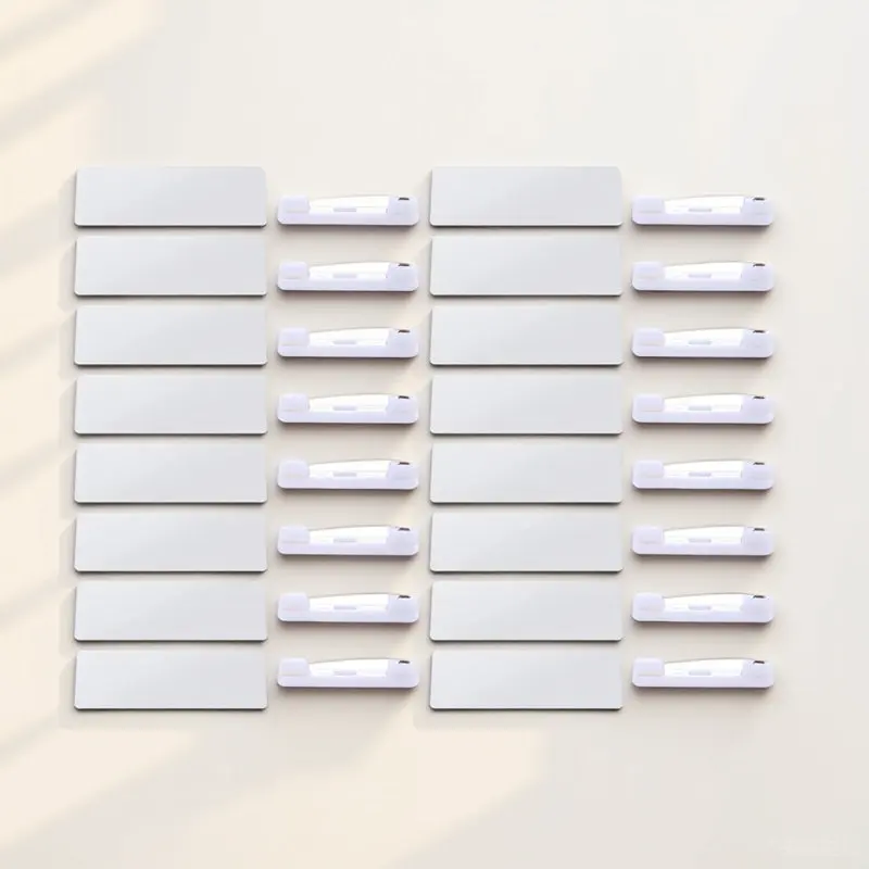 16Pcs Name Tag Blank Badges DIY Printable Sublimation Name Badge Pin Backing Office School Use Nametag with Clip Backing
16Pcs Name Tag Blank Badges DIY Printable Sublimation Name Badge Pin Backing Office School Use Nametag with Clip Backing