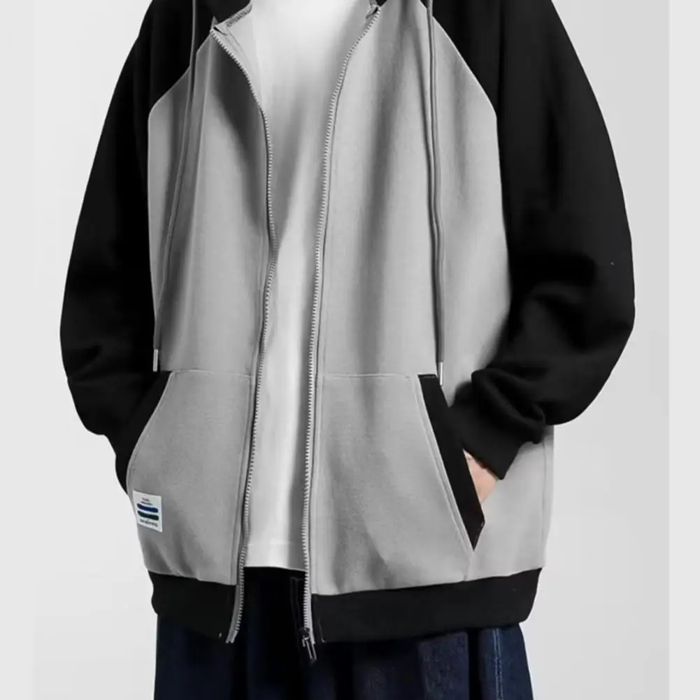 Fall Winter Coat Men's Hooded Plush Winter Coat with Zipper Closure Drawstring Pockets Thick Loose Fit Mid-length for Fall
Fall Winter Coat Men's Hooded Plush Winter Coat with Zipper Closure Drawstring Pockets Thick Loose Fit Mid-length for Fall