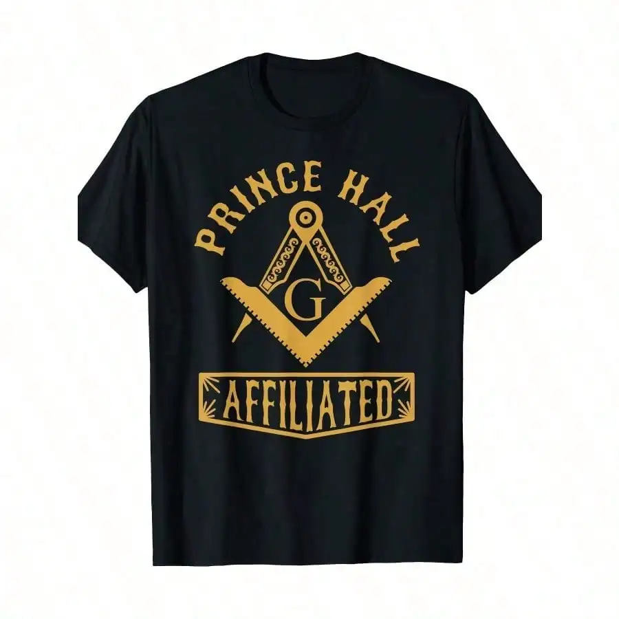 Masonic PHA Prince Hall Affiliated Square Compass Freemason T-Shirt 220 Grams, 100% Cotton T-Shirt.
Masonic PHA Prince Hall Affiliated Square Compass Freemason T-Shirt 220 Grams, 100% Cotton T-Shirt.