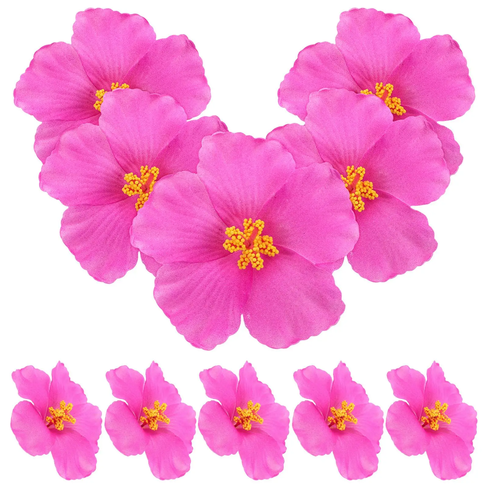 10 Pcs Artificial Hibiscus Flowers Realistic EVA Summer Hawaiian Tropical Wedding Birthday Celebrations Reusable
10 Pcs Artificial Hibiscus Flowers Realistic EVA Summer Hawaiian Tropical Wedding Birthday Celebrations Reusable