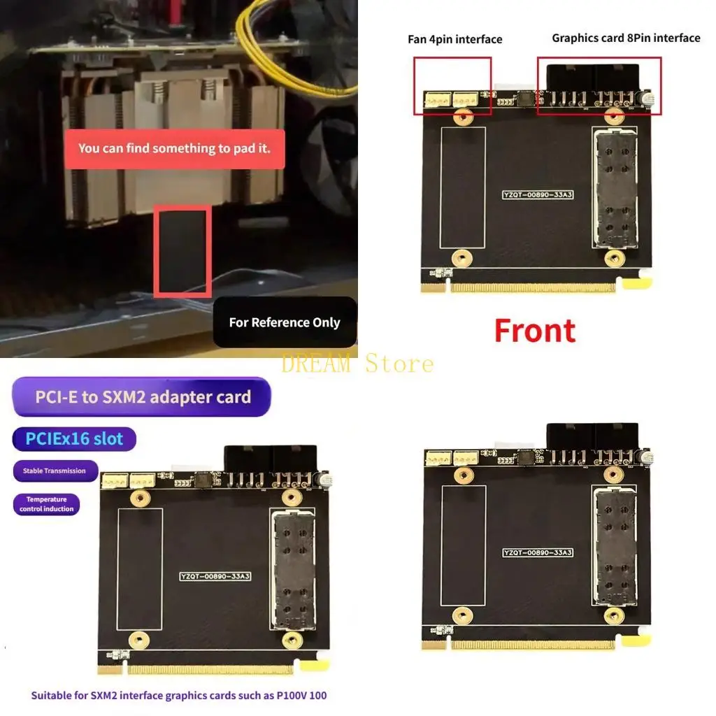 SXM2 To PCIe Adapters For V100 P100 GPU Conversion With Stable Transmission And Power Supply best sale
SXM2 To PCIe Adapters For V100 P100 GPU Conversion With Stable Transmission And Power Supply best sale