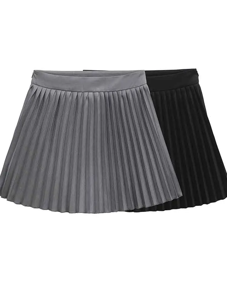European style new women's French design sense fashionable and versatile temperament wide pleated skirt pants
European style new women's French design sense fashionable and versatile temperament wide pleated skirt pants