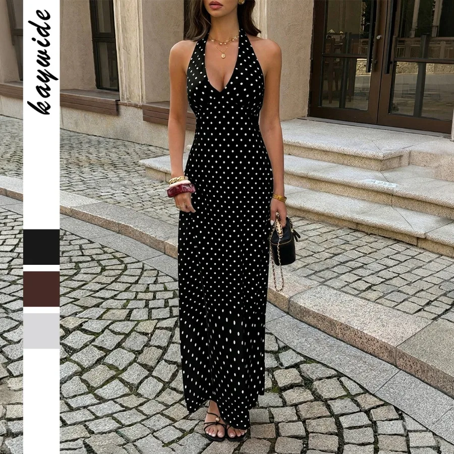 【New style】Diyun Y2K sexy hanging neck tube top long dress, women's dress, summer 2026
【New style】Diyun Y2K sexy hanging neck tube top long dress, women's dress, summer 2026