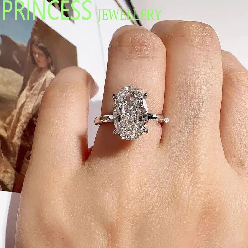 1 2 3 4 5 6 Carat Real Solid Au750 18K White Gold Ring Oval shape Moissanite DiamondWomen Engagement Anniversary Wedding Ring
1 2 3 4 5 6 Carat Real Solid Au750 18K White Gold Ring Oval shape Moissanite DiamondWomen Engagement Anniversary Wedding Ring