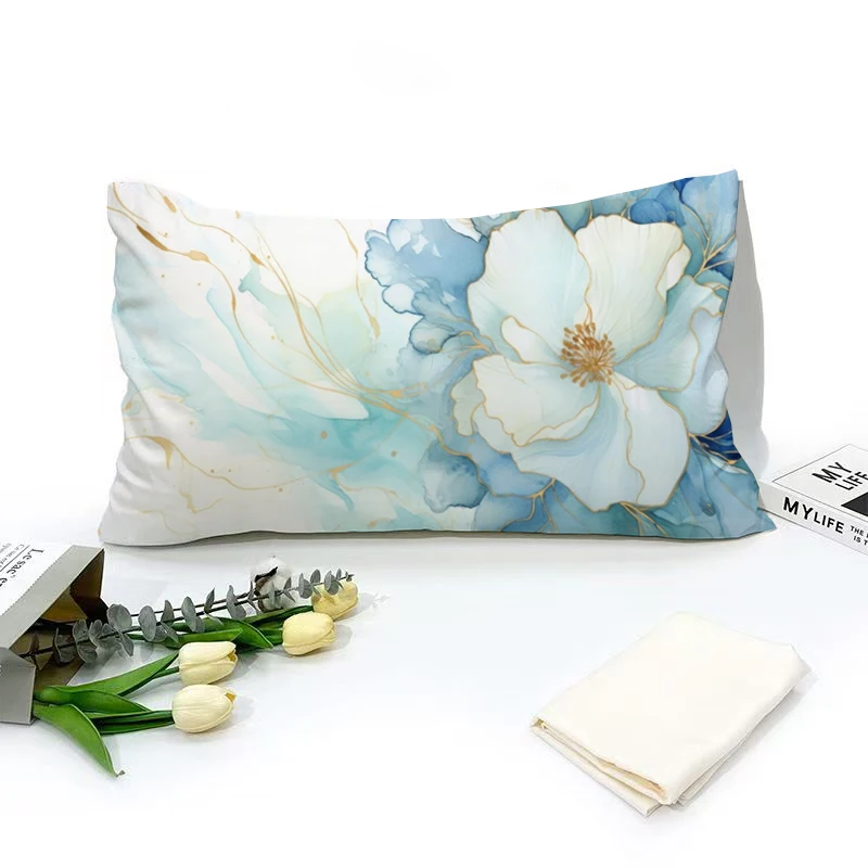Blue and White Floral Pillowcase with Gold Accents for a Stylish Bed Bedroom Living Room Sofa Cushion Cover
Blue and White Floral Pillowcase with Gold Accents for a Stylish Bed Bedroom Living Room Sofa Cushion Cover