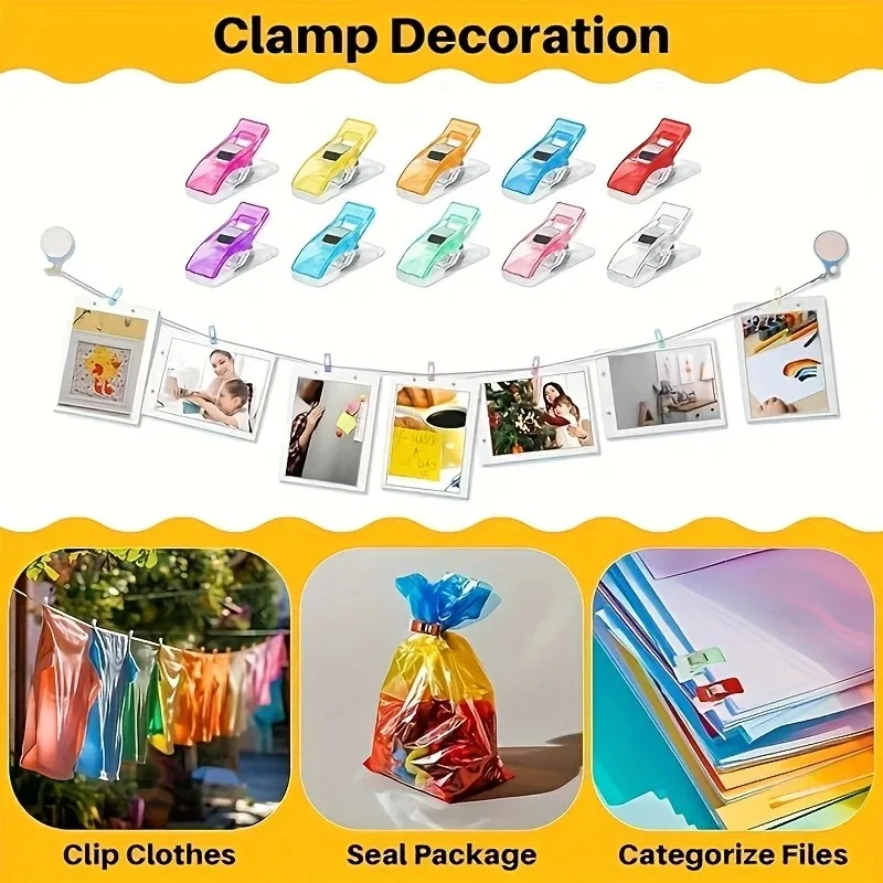 50/100pcs Sewing Clips for Plastic Transparent Multi-Color Mixed Use Storage Bags, Sewing Supplies, Quilting Tools, Crafting
50/100pcs Sewing Clips for Plastic Transparent Multi-Color Mixed Use Storage Bags, Sewing Supplies, Quilting Tools, Crafting