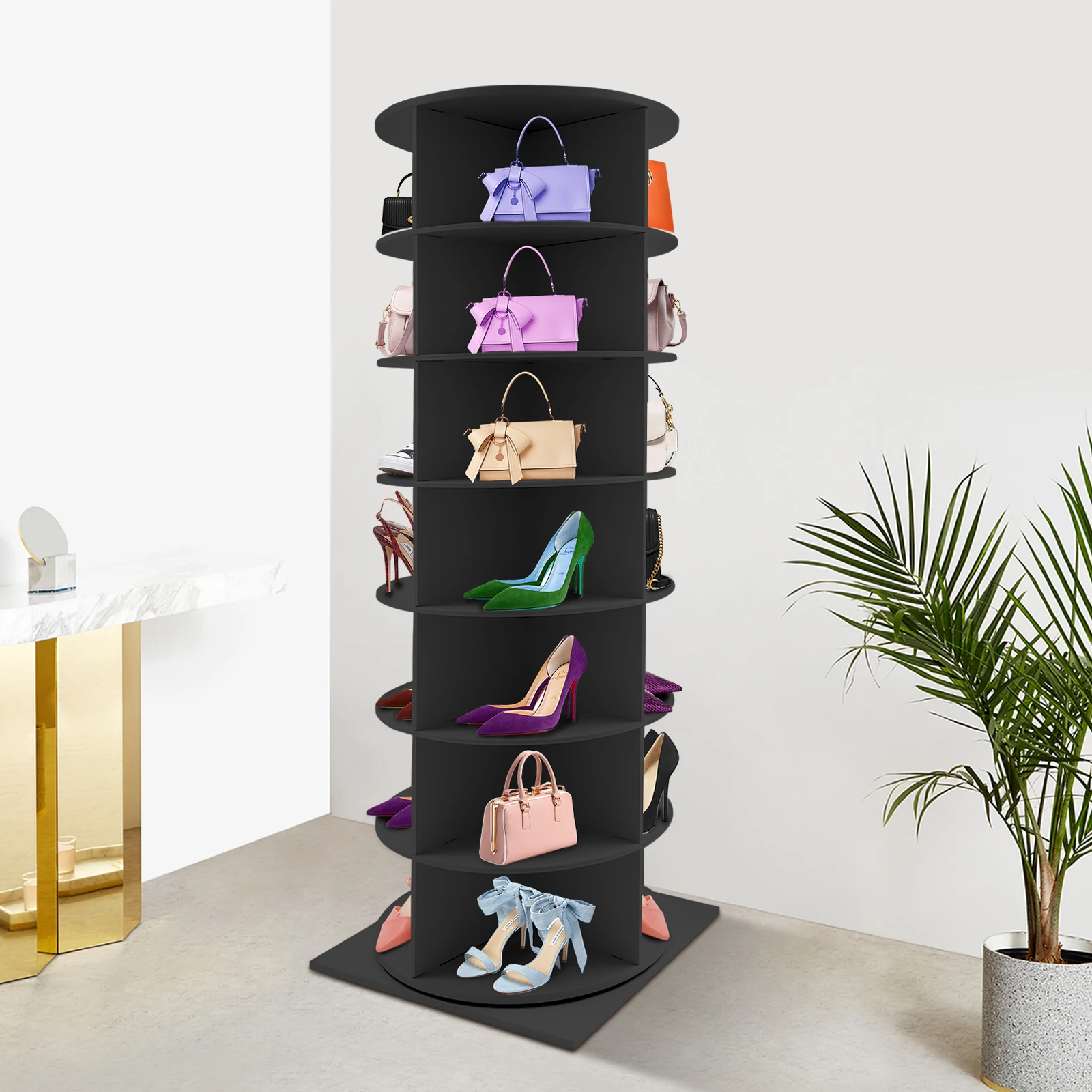 Rotating Shoe Rack, Free Standing Shoe Rack, Shoe Organizer Enough Load Capacity for Entrance, Living Room, Bedroom, Cloakroom
Rotating Shoe Rack, Free Standing Shoe Rack, Shoe Organizer Enough Load Capacity for Entrance, Living Room, Bedroom, Cloakroom