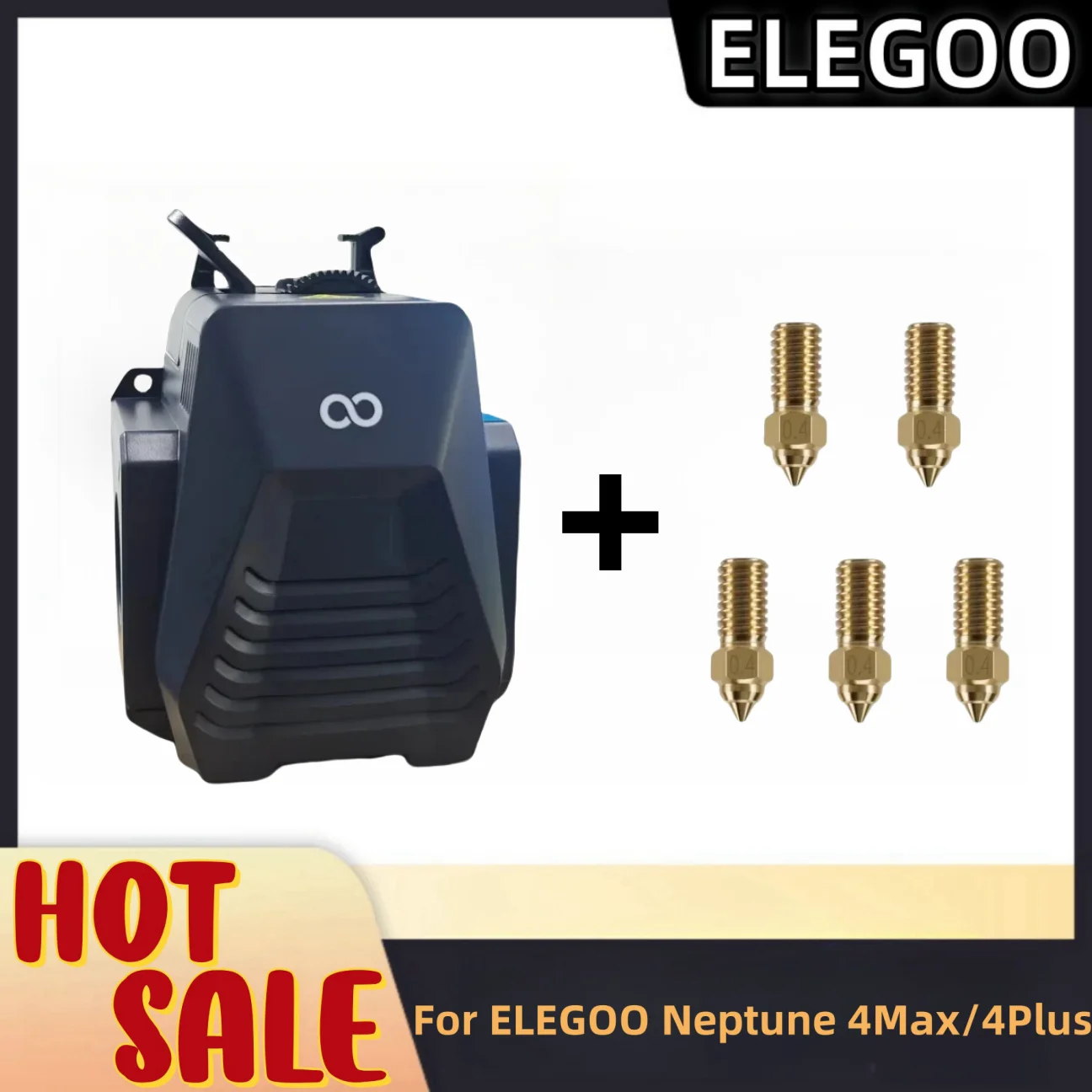 ELEGOO, экструдер для 3D принтера, Нептун 4Max и 5 штук сопла, полностью собранные, двойная передача, детали для официального 3D-принтера
ELEGOO, экструдер для 3D принтера, Нептун 4Max и 5 штук сопла, полностью собранные, двойная передача, детали для официального 3D-принтера