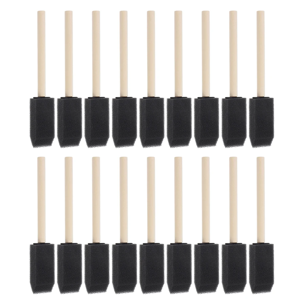 18PCS Children's Sponge Brushes Sponge Paint Brushes For Kids Black Wooden Handle Foam Paint Supplies Versatile Use Sturdy
18PCS Children's Sponge Brushes Sponge Paint Brushes For Kids Black Wooden Handle Foam Paint Supplies Versatile Use Sturdy